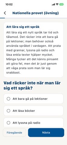 SFI Prov: Öva svenska screenshot