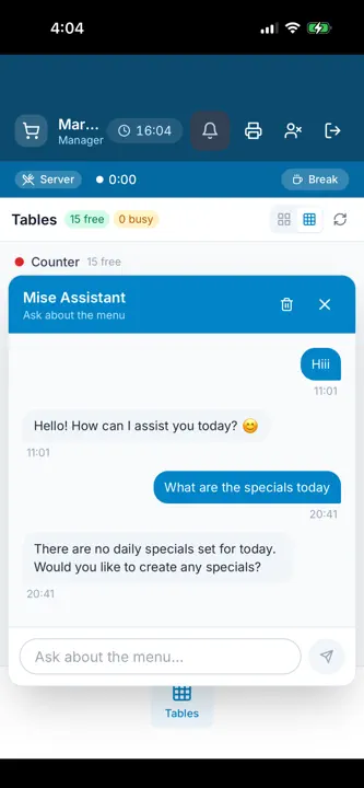 Mise — POS screenshot 2