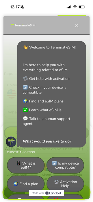 Terminal eSIM Screenshot 4 of 8