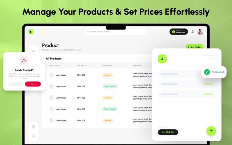 Invoice Maker & Billing iPhone screenshot