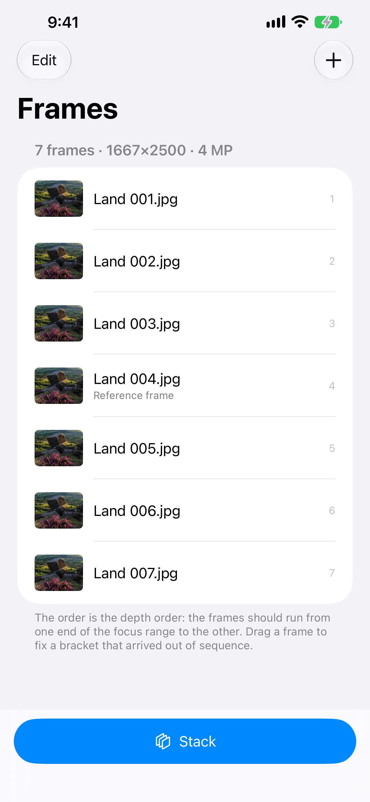 Screenshot 3 of Sharp: Multi-Frame Merge