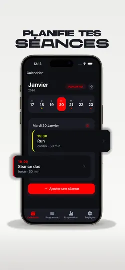 Capture d'écran de Bulky - Programme Tes Séances sur iPhone 2