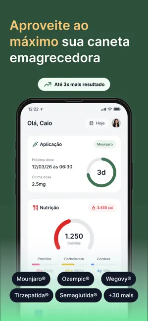 Monju: Emagrecer com GLP-1 iPhone screenshot 1