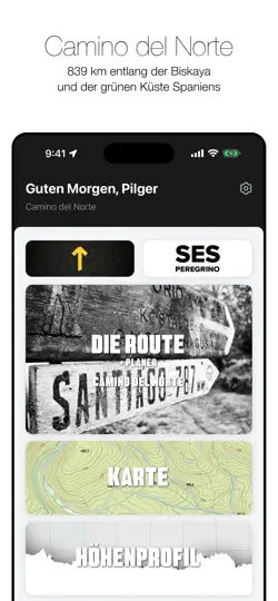 Screenshot von Wise Pilgrim Camino Del Norte auf dem iPhone 1
