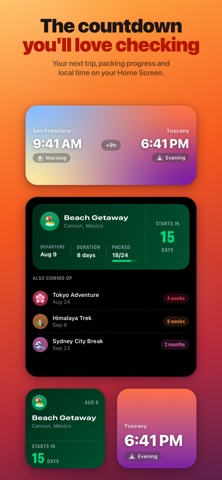 journeybot: trip packing list screenshot