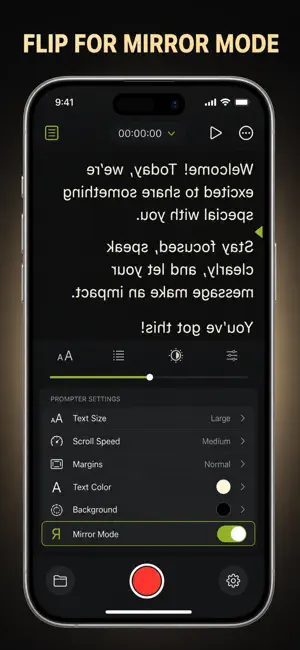 Teleprompter: Autocue Script screenshot 4