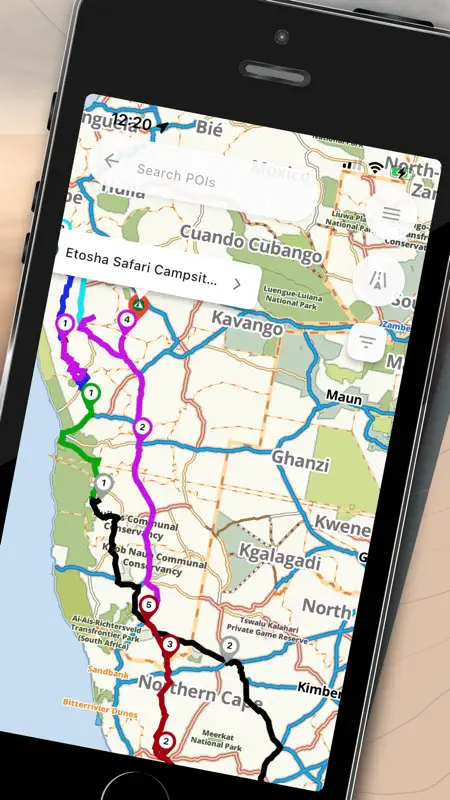 Tracks4Africa App screenshot 2 of 6