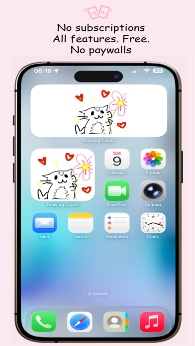 DrawingChank Couple Widget screenshot
