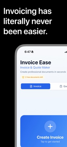 Invoice Ease: Invoice Maker Screenshot 1 of 7