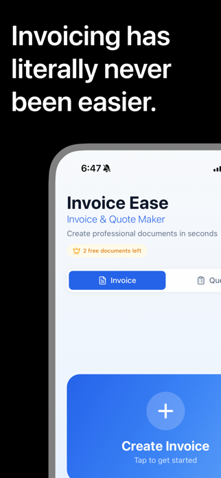 Invoice Ease: Invoice Maker Screenshot 1 of 7
