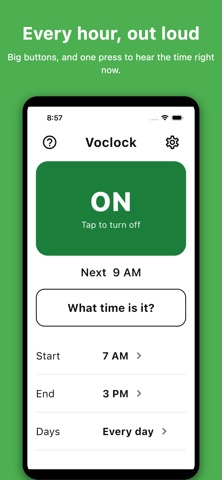 Voclock: Talking Clock Screenshot 1 of 3