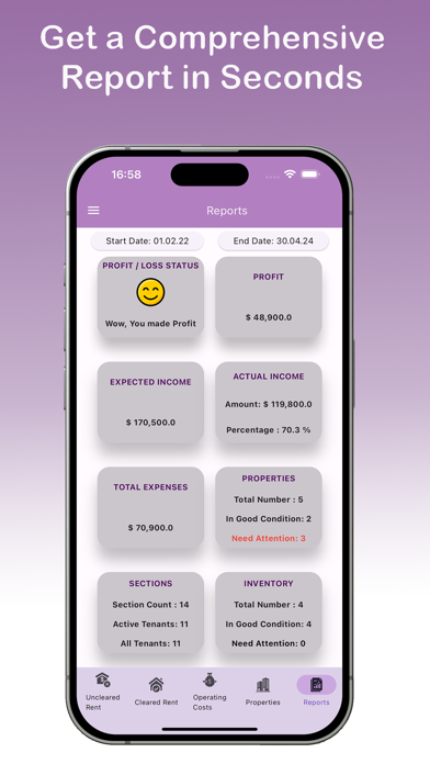 Rental:LandlordPropertyManager Screenshot