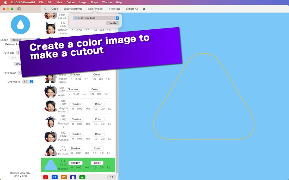 #9. CutOut 3 Essential (macOS) 由: Tomoyuki Okawa