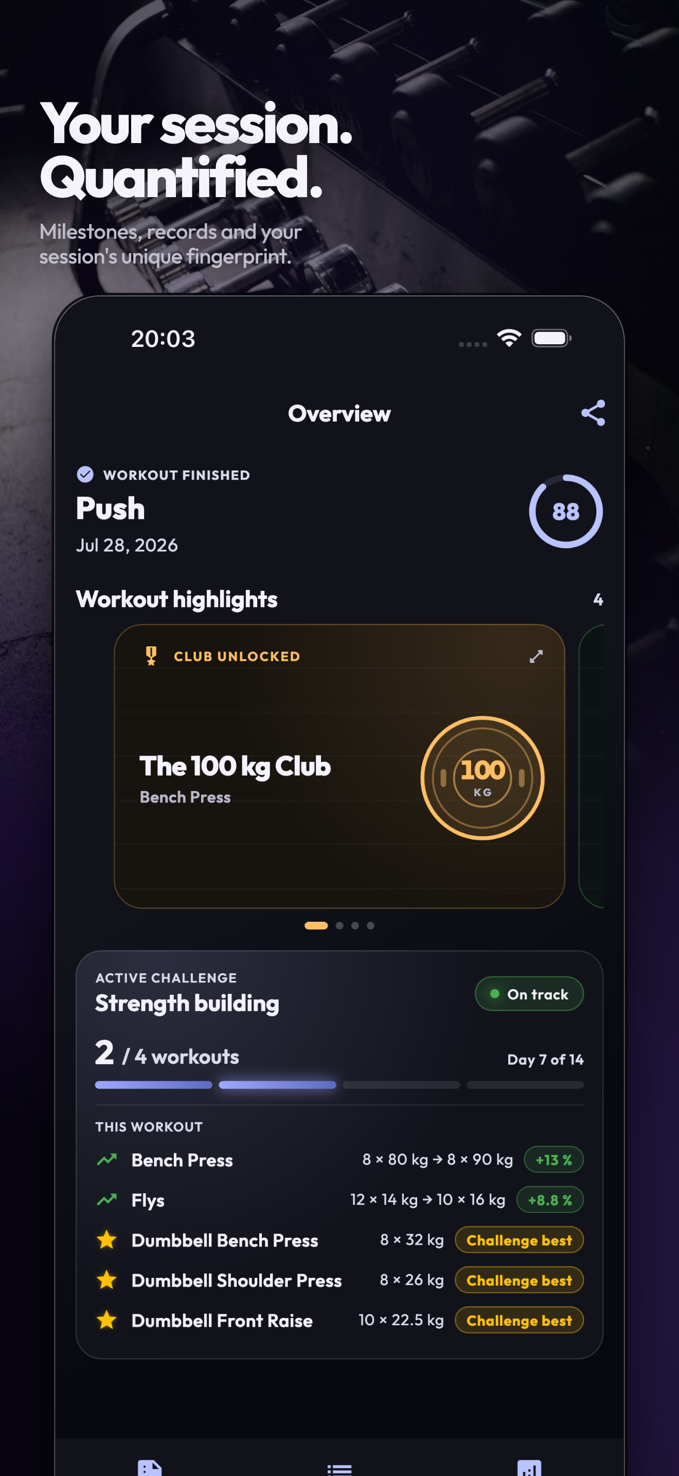 Heft: Workout Strength Tracker screenshot 3
