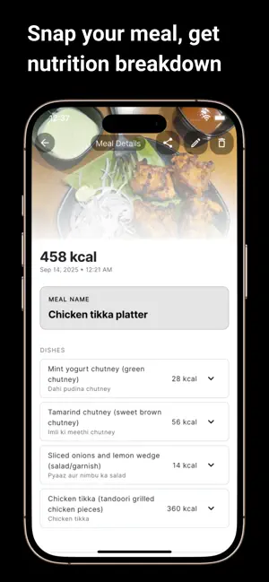 Calorify - Strava for meals screenshot 2