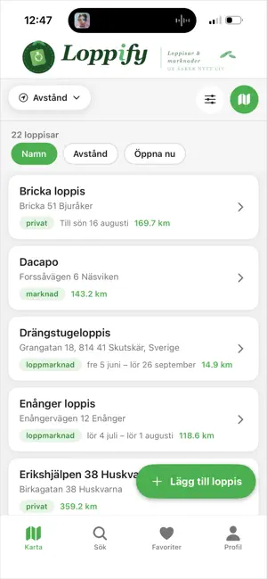 Loppify iPhone screenshot 2