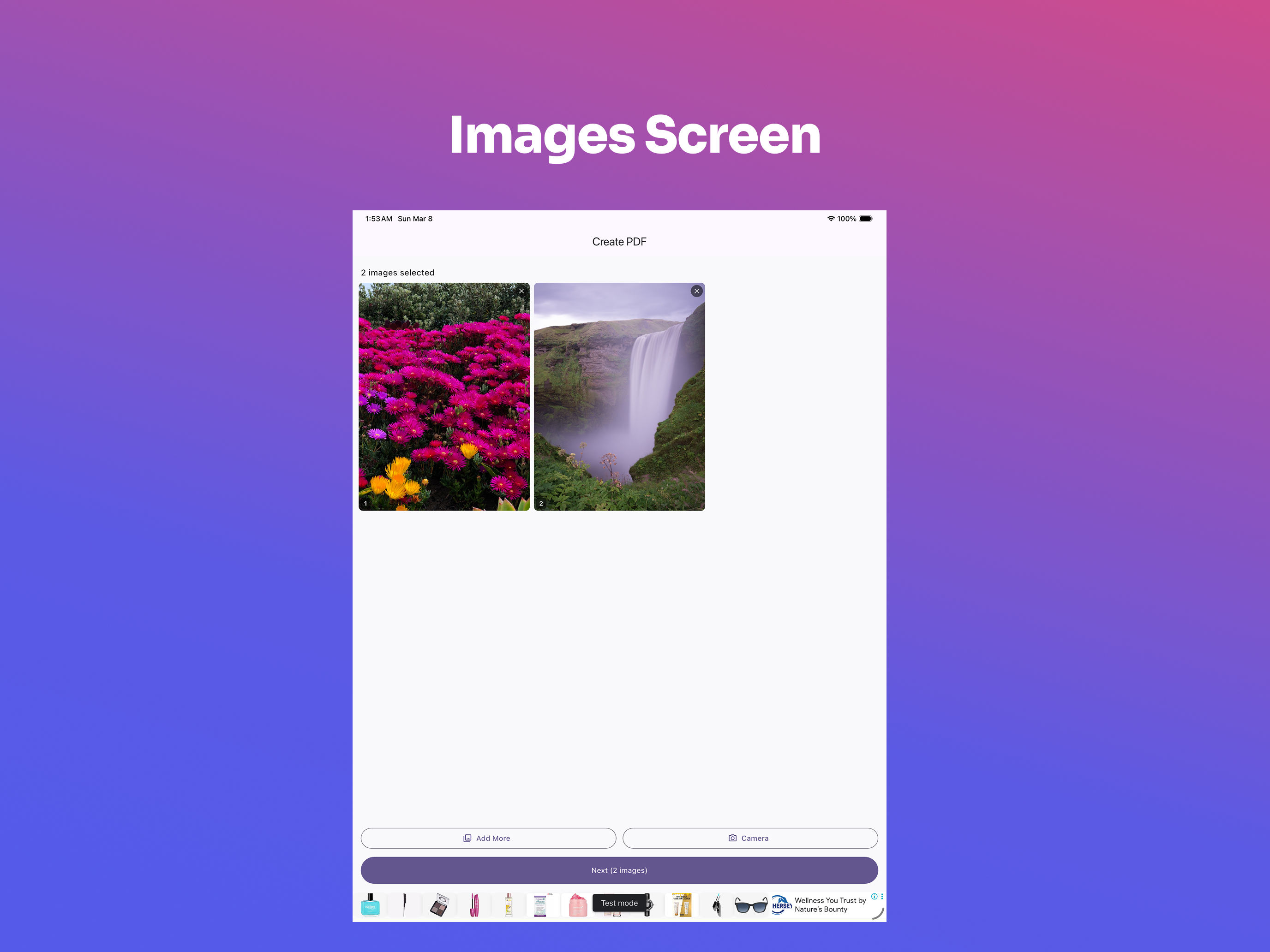 EzPDF – Image to PDF Converter