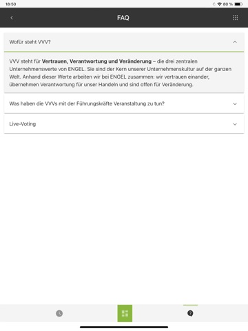 ENGEL e-vent iPad screenshot
