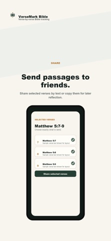 VerseMark Bible iPhone screenshot