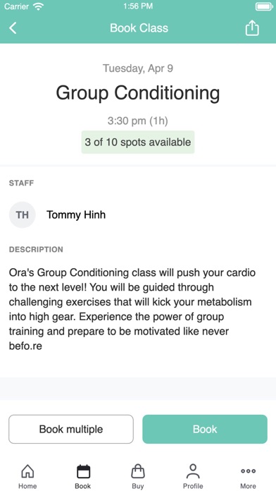 Ora Fitness and Yoga Screenshot