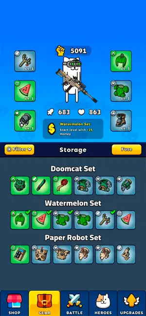 Gun Hero: Cat Survival Shooter screenshot 6
