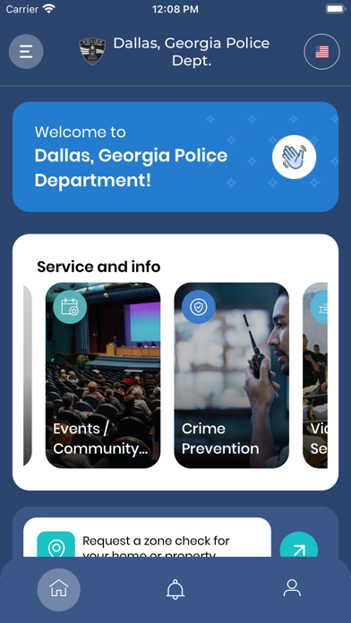 Dallas, Georgia Police Dept Screenshot