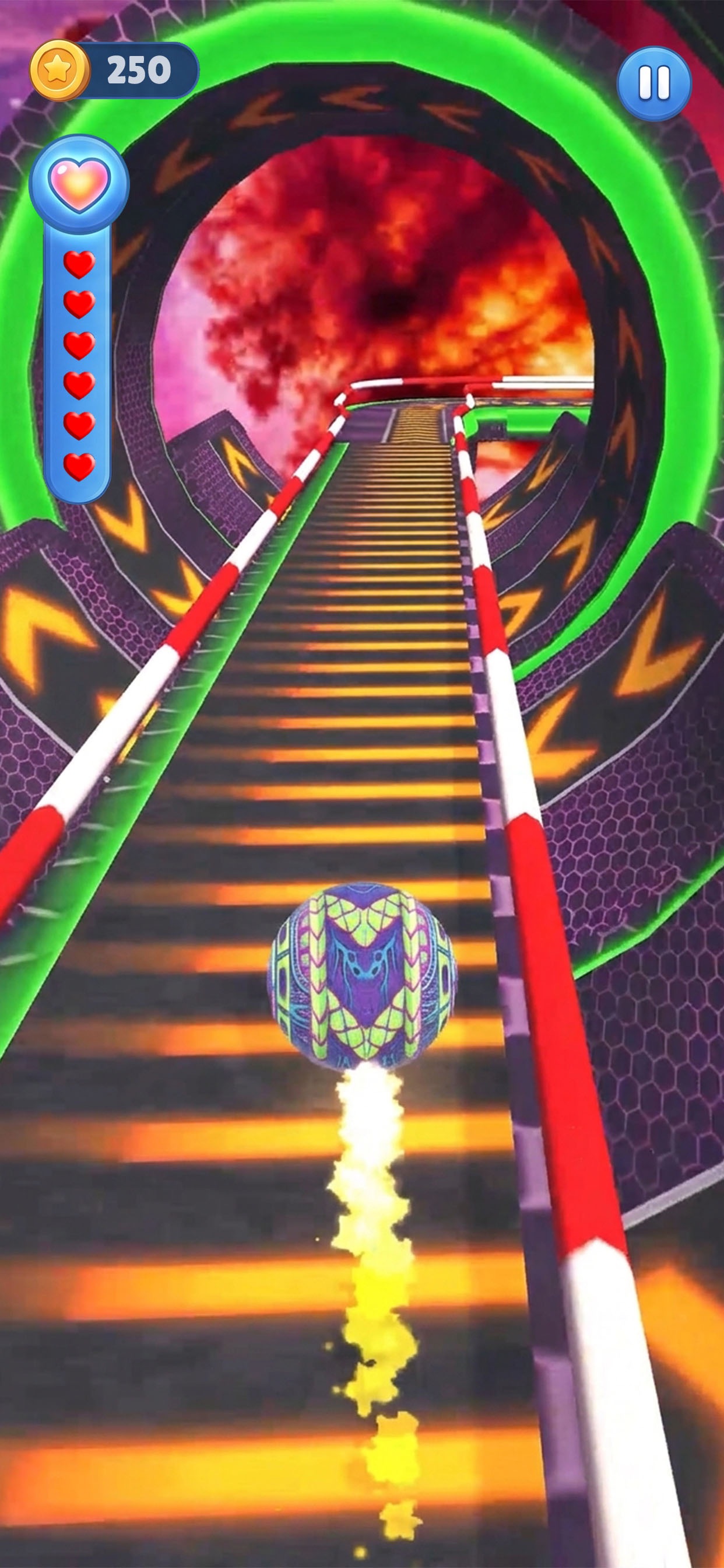 Screenshot 1 of Rolling Ball- Sky Adventure 3D