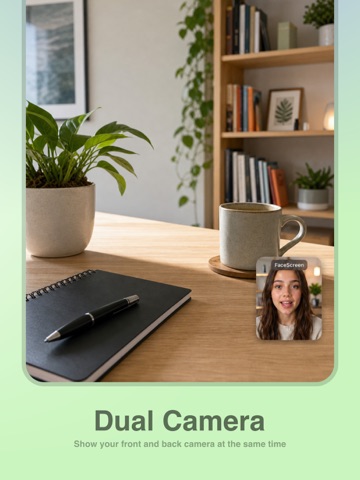 FaceScreen: Floating Camera iPad screenshot