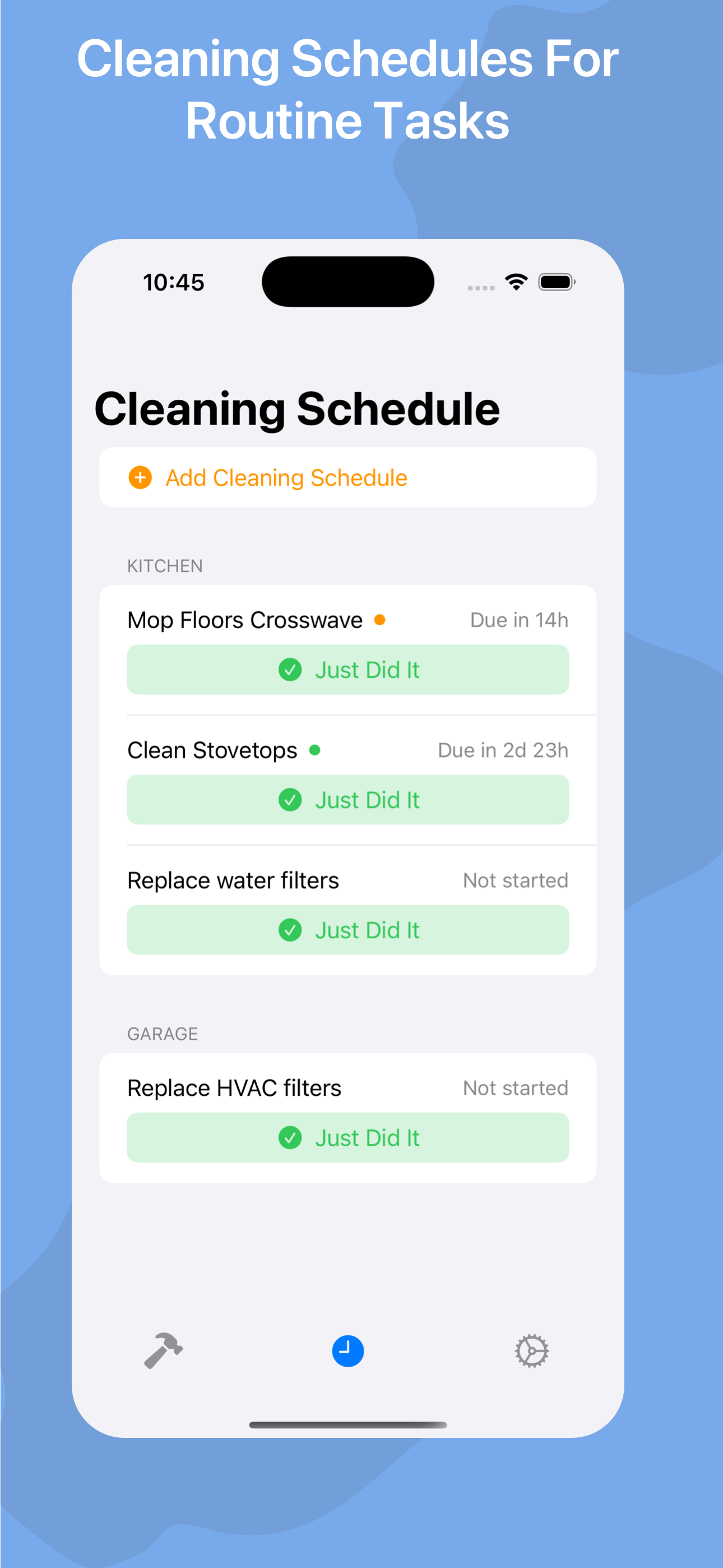 Chores & Cleaning Schedules