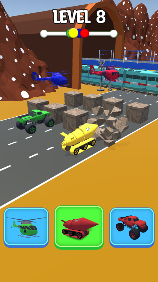 #4. Car Shape Funny Transform Race (iOS) 由: Arslan Farooq