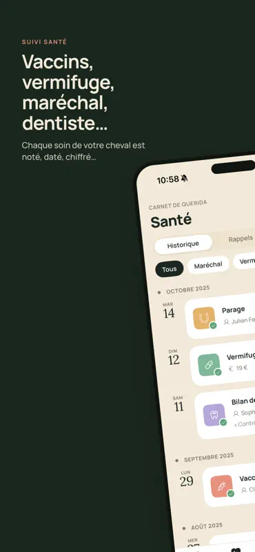 Stableo : Suivi de mon cheval screenshot 2 of 8