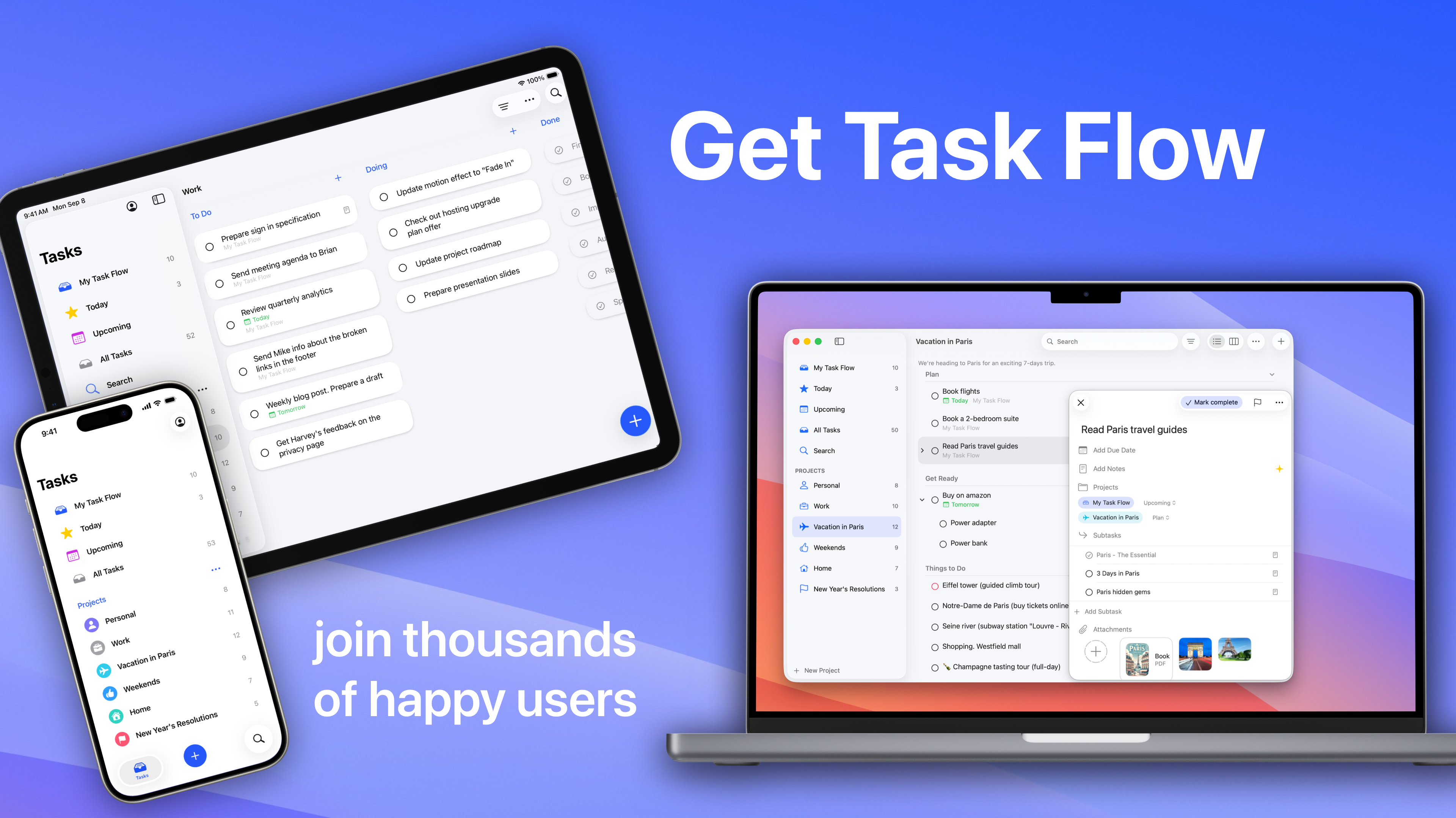 Task Flow: Tasks & Checklists