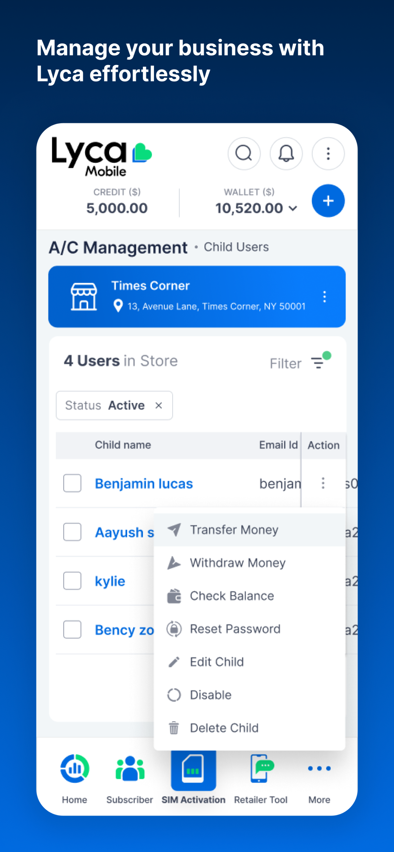 Lyca MPoS screenshot 7