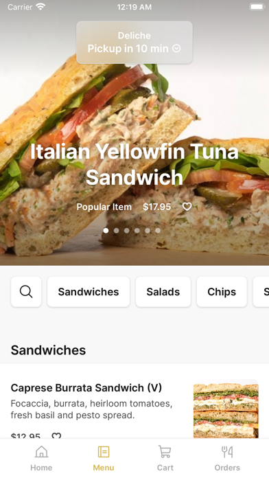 Deliche iPhone screenshot 2 - Food & Drink app