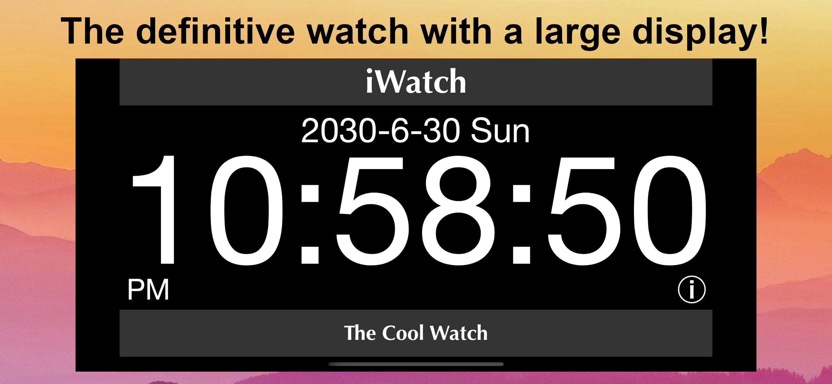 iWatch - The Cool Watch