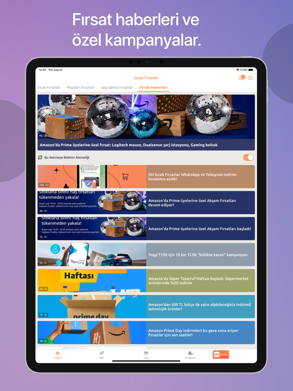DH - Teknoloji Haberleri Video iPad screenshot 10 - News app