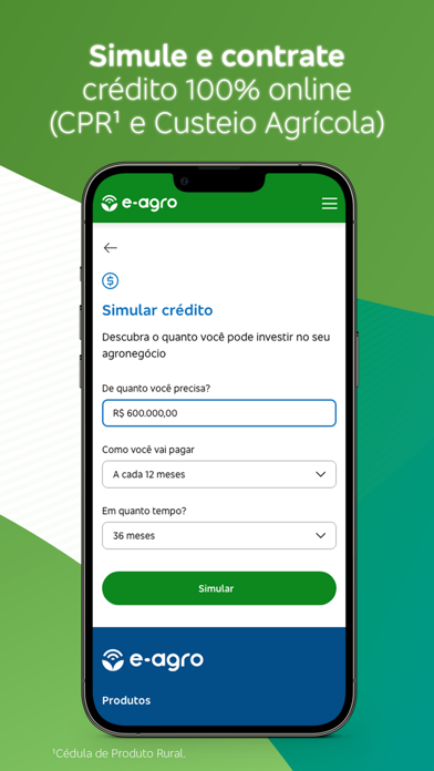 E-agro: Crédito e Marketplace Screenshot