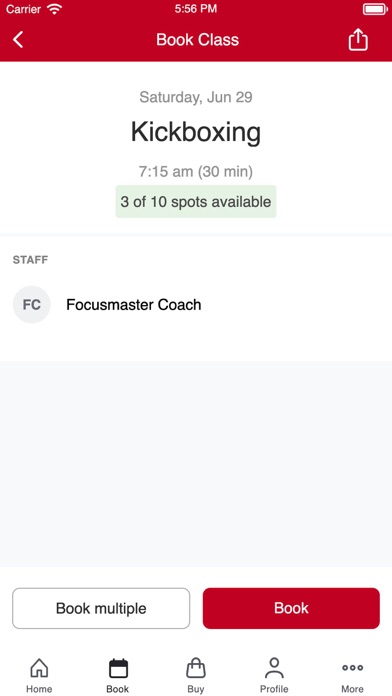 Focusmaster Fitness Screenshot