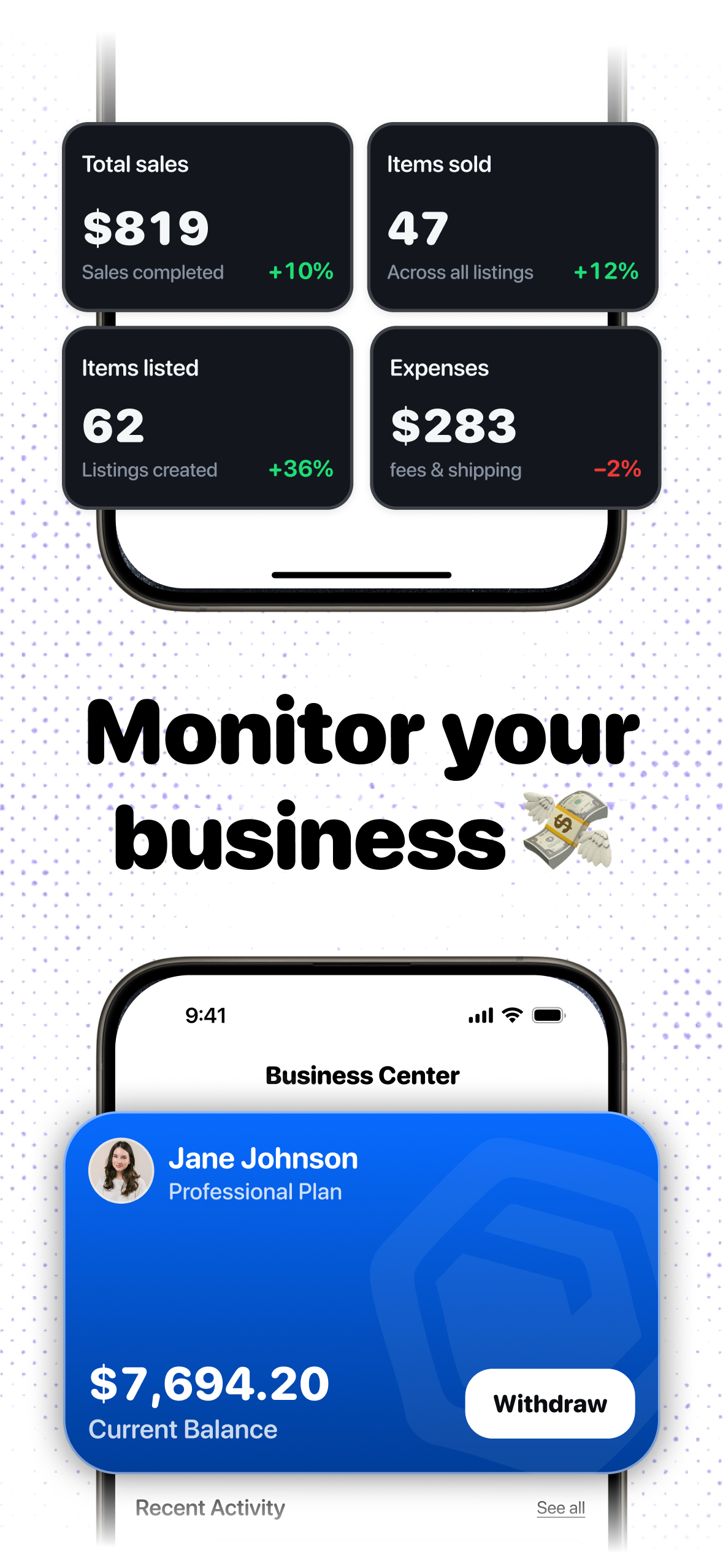 SellRaze: List, sell, earn