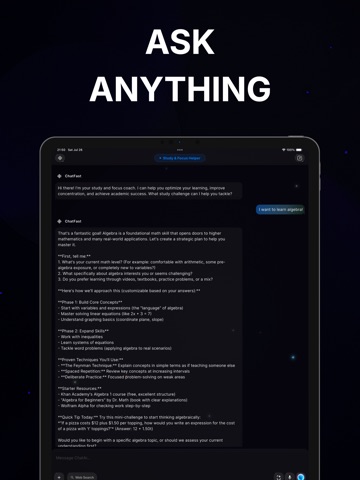 AI Chat Assistant - ChatFast iPad screenshot
