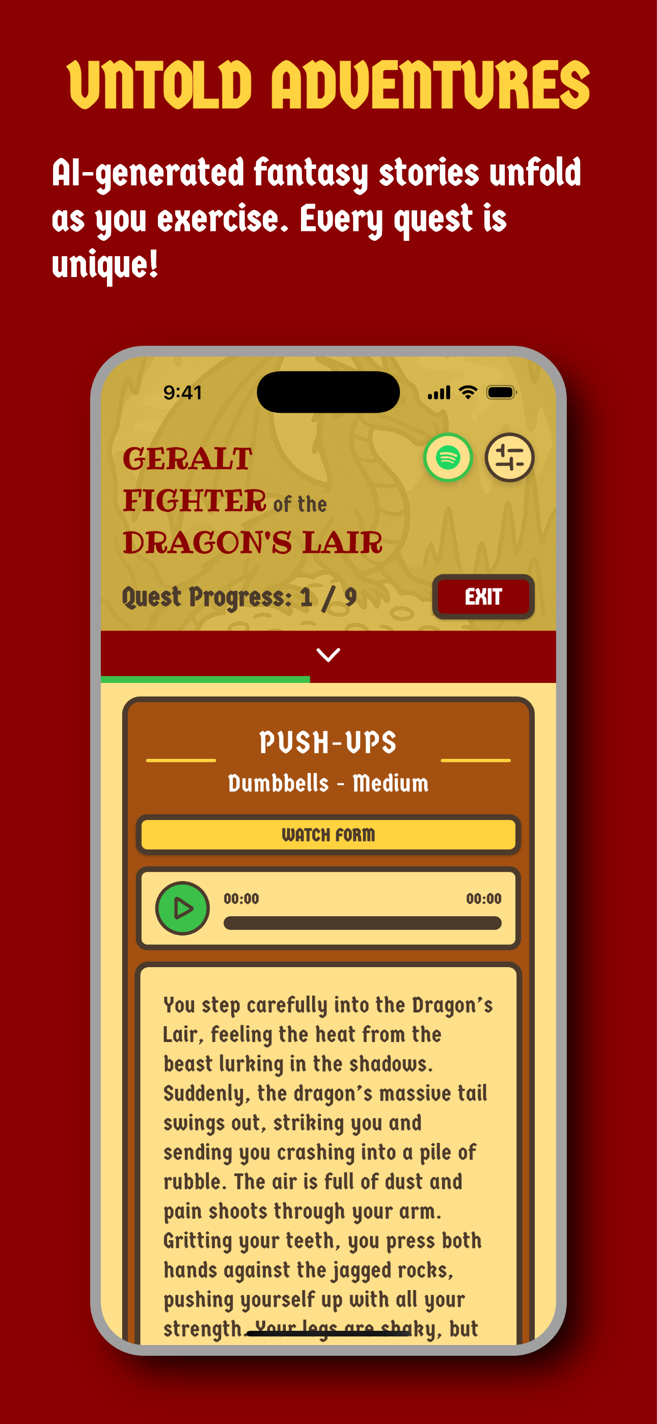 Critical HIIT: Fantasy Workout screenshot 2