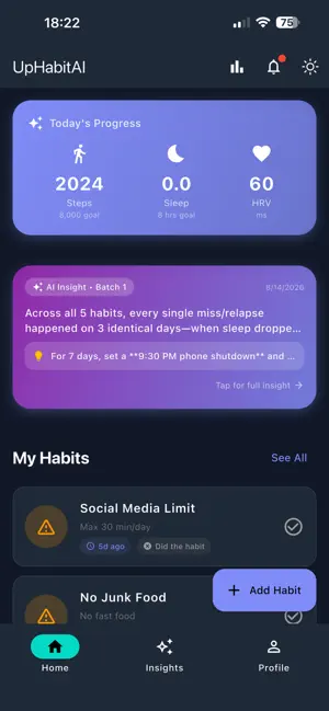 UpHabitAI screenshot 4