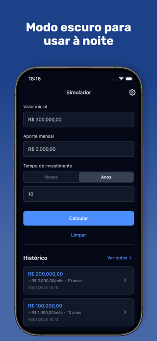 Simulador de Renda Fixa Screenshot 6 of 8