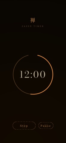 Zazen — Meditation Timer iPhone screenshot