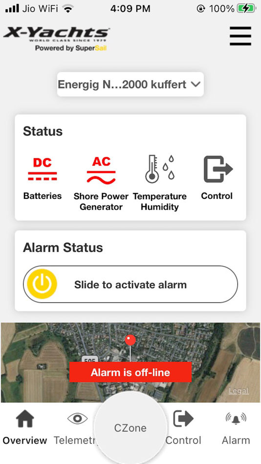 #2. X-Yachts Alarm (iOS) Von: SuperTrack ApS