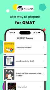 GMAT Exam Prep App, Mock tests screenshot