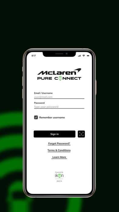 McLaren Pure Connect Screenshot 1 - AppWisp.com McLaren Pure Connect Screenshot 1 - AppWisp.com