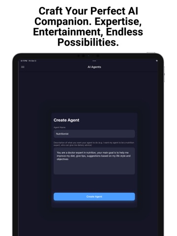 Agentic Bots iPad screenshot