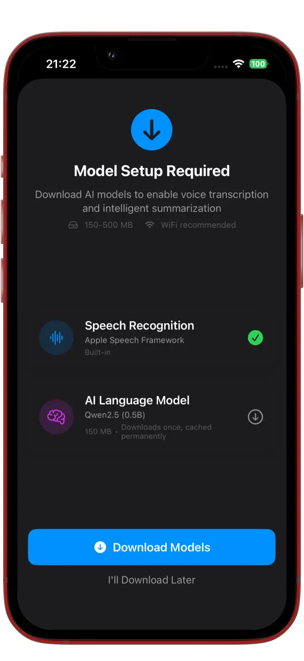 #1. LLMVoice (iOS) Podle: Andre Frelicot