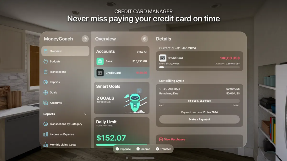 MoneyCoach: Budget Planner screenshot 3